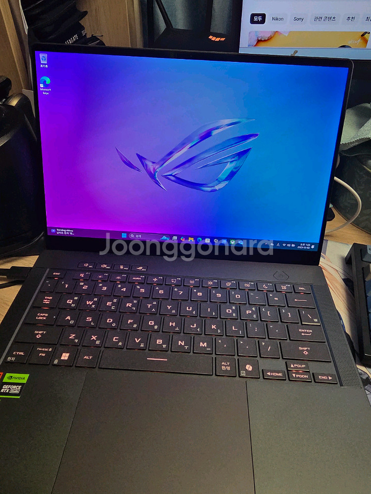 [s급/퍼펙트워런티O] Asus 제피러스 g14 GA403UM 5060(2025년) 팝니다--2