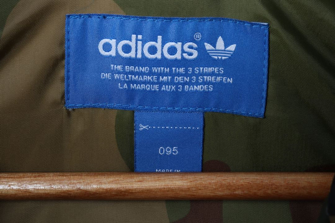 (M-L) 아디다스 패딩 점퍼자켓 야상 카키 밀리터리--9