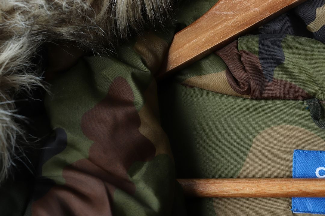 (M-L) 아디다스 패딩 점퍼자켓 야상 카키 밀리터리--8