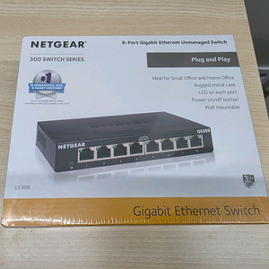 넷기어 GS308 8포트 스위칭 허브 새상품 판매