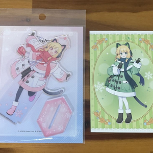 블루아카이브 AGF 2024 모모이 아크릴 스탠드 / 미도리 엽서 이미지