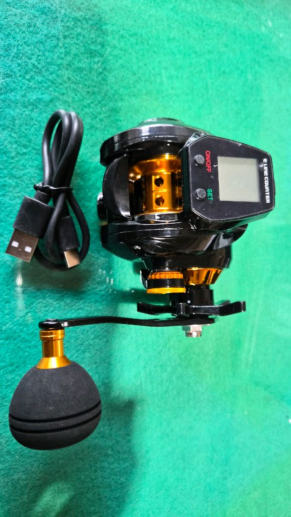 수심표시릴과 쭈꾸미 갑오징어 루어대+고급8합사--9