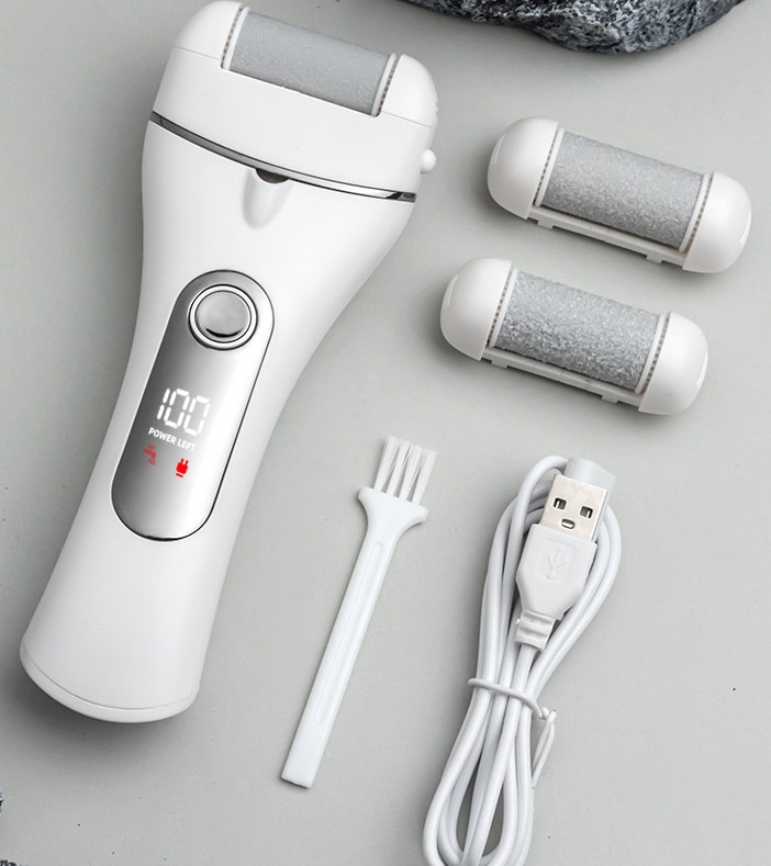 무선 전동 각질 제거 발각질 제거기 이미지