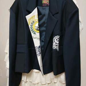 고퀄보세 세컨케이 자켓 네이비