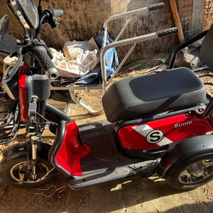 전기오토바이 삼륜 이미지