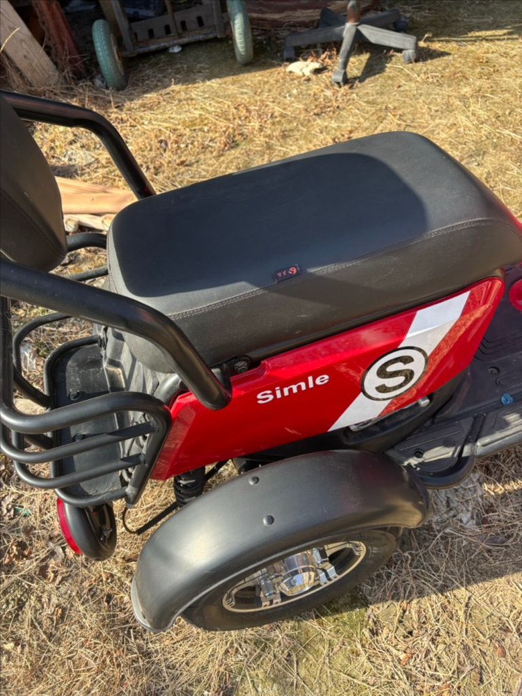 전기오토바이 삼륜 이미지