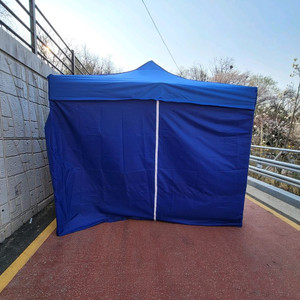 [미개봉]3x6 접이식 캐노피천막 자바라 이동식 그늘막 바람막이