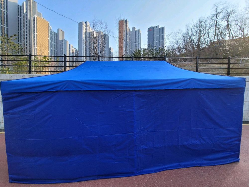 [미개봉]3x6 접이식 캐노피천막 자바라 이동식 그늘막 바람막이--2