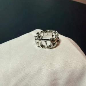 디올 CD아이콘 체인 링크 반지