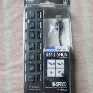 PORTS USB 2.0 7포트 스위치 허브 새제품 판매