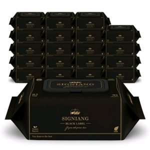 선착순)초고평량82g 엠보싱 블랙라벨 아기물티슈 캡형70매 20팩당 무료배송21900원