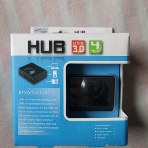 NETmate USB 3.0 4포트 허브 NM-SYU302 미개봉 판매