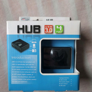 NETmate USB 3.0 4포트 허브 NM-SYU302 미개봉 판매