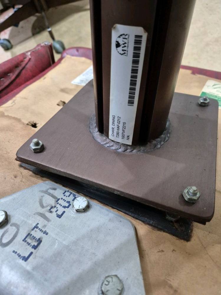 빈티지 미드센츄리 모던 가죽의자x4--8