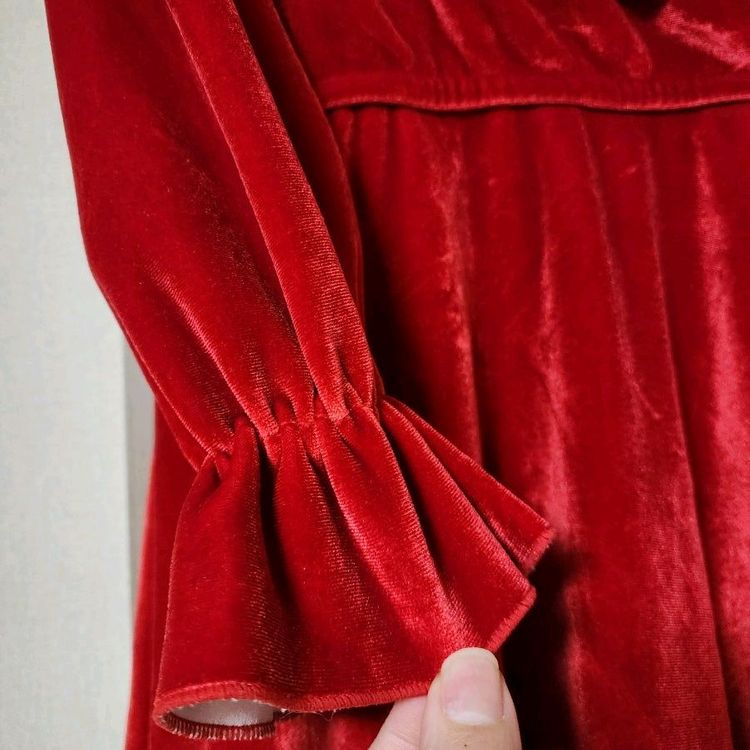 벨벳원피스 6살사이즈 이미지