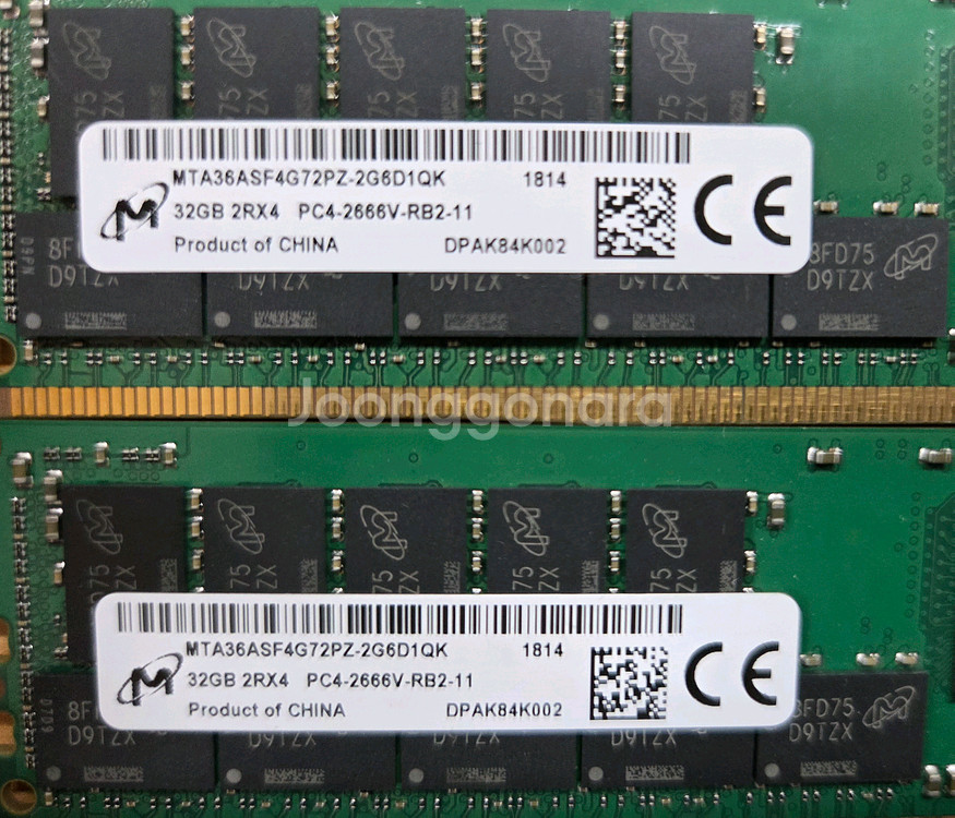마이크론 DDR4 2666 32G 서버램--1