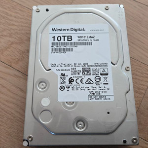 wd 10TB HDD(WD101EMAZ) 하드디스크