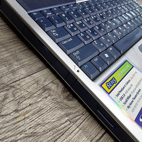 추억의 고성능 노트북 센스 V25 윈도우 XP--6