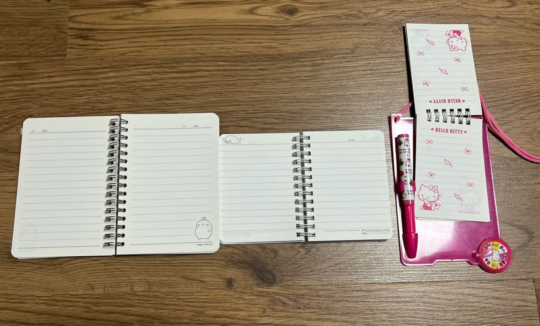 문구 모음 (헬로키티, 몰랑, 마메고마 등)--2