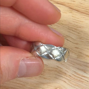 코코크러쉬 스몰 반지 화이트골드 18k