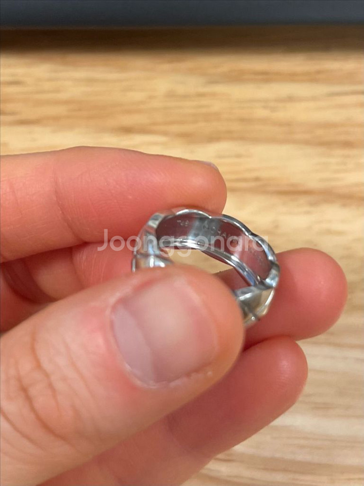 코코크러쉬 스몰 반지 화이트골드 18k--1