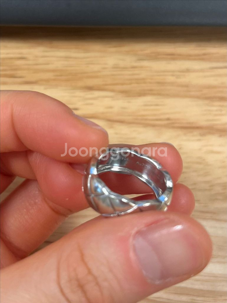 코코크러쉬 스몰 반지 화이트골드 18k--2