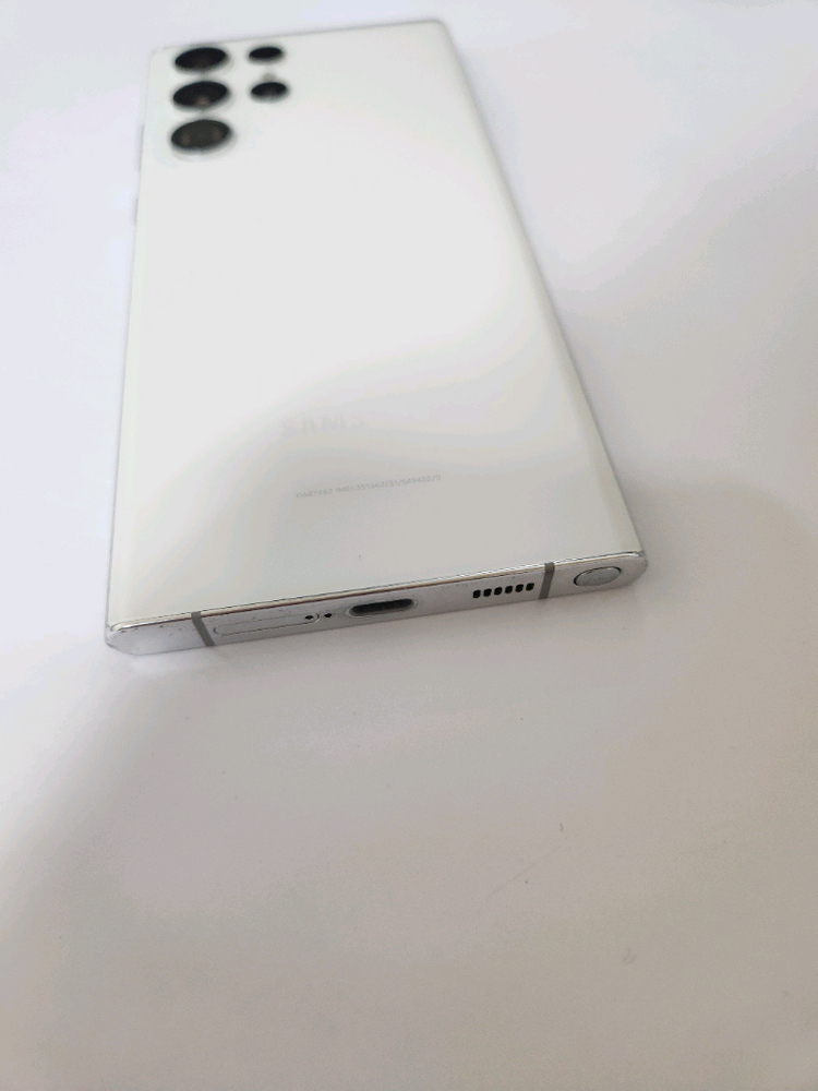 갤럭시 S22울트라 잔상없어요 256기가 화이트--3