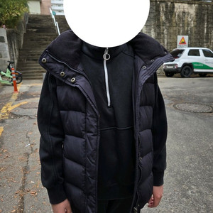 스파오 패딩조끼 90 s사이즈