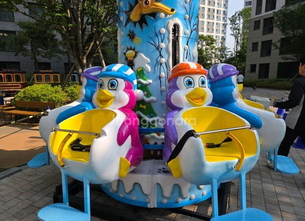 설치부터 회수까지! 놀이기구 자이로드롭 바이킹 렌탈 이미지