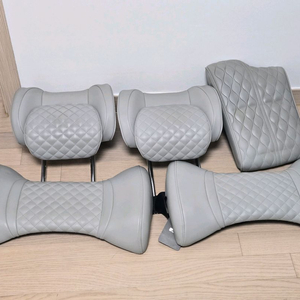 아임반 헤드레스트 허리쿠션 웜그레이