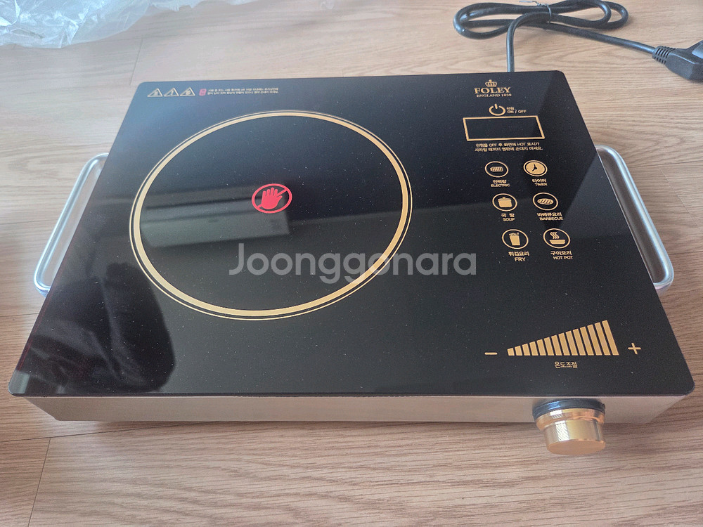 FOLEY 폴리 DK-1000 1구 하이라이트 인덕션 전기레인지--3