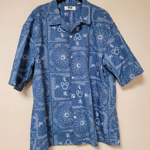 유니클로 디즈니 미키마우스 코튼리넨셔츠 반팔 L