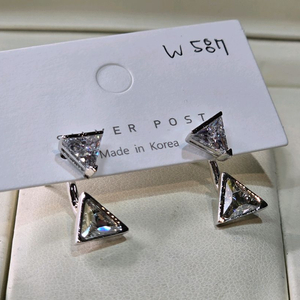 큐빅셋팅 투웨이 귀걸이