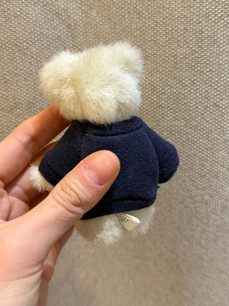 보이즈베어 쪼꼬미 인형 Best Friends 자수 네이비 티셔츠--1