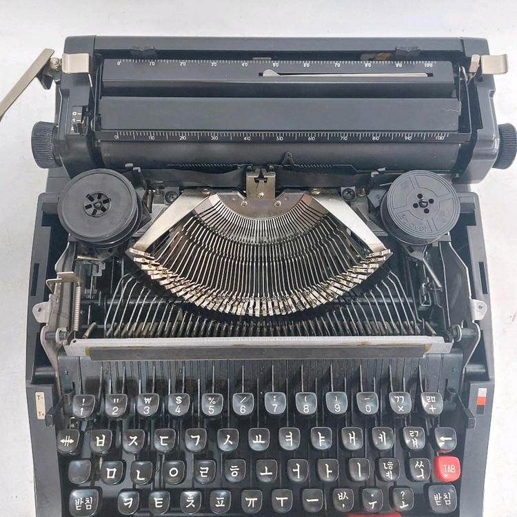 한글 수동 타자기 - 만물당. 민속품. 소품용--2
