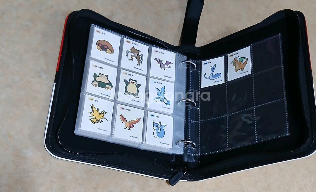 포켓몬 띠부씰 1세대 전종 168종 뮤츠 뮤 씰북 포함 3자리씰 단종씰--6