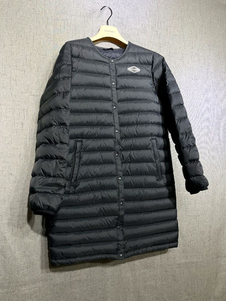 머렐 롱 경량 구스다운 라운드 패딩 점퍼 M--1