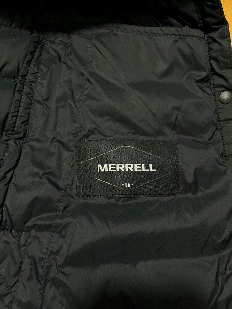 머렐 롱 경량 구스다운 라운드 패딩 점퍼 M--4