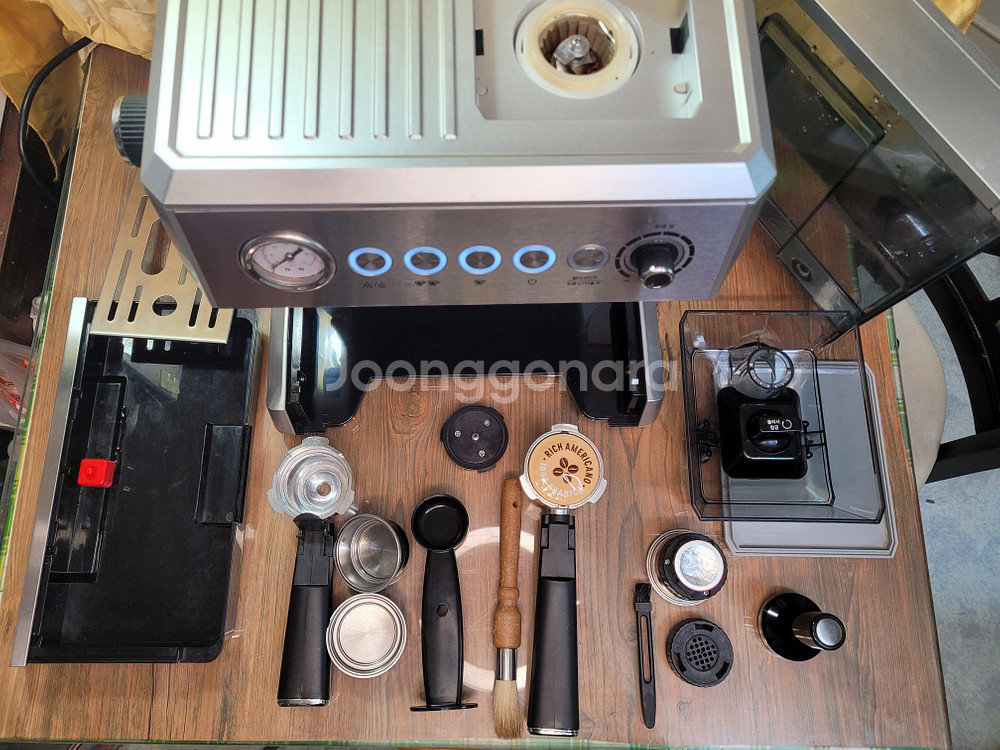 홈카페리큅 LCM-20BF04SS에스프레소원두커피브레빌급캡슐그라인더--2