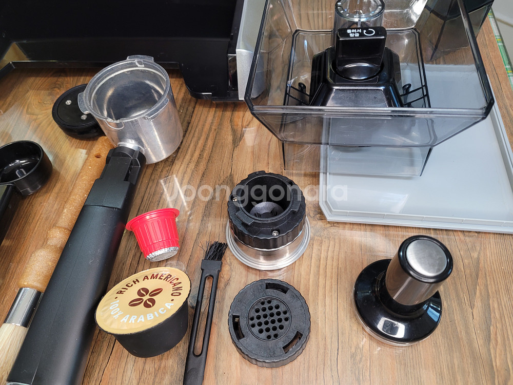 홈카페리큅 LCM-20BF04SS에스프레소원두커피브레빌급캡슐그라인더--3