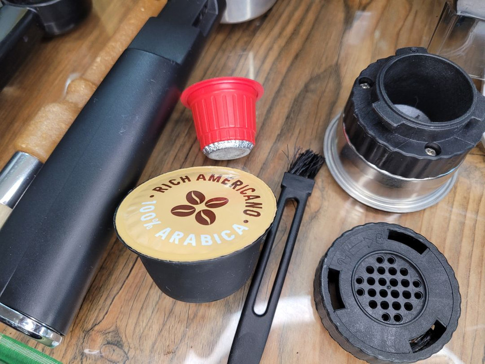 홈카페리큅 LCM-20BF04SS에스프레소원두커피브레빌급캡슐그라인더 이미지