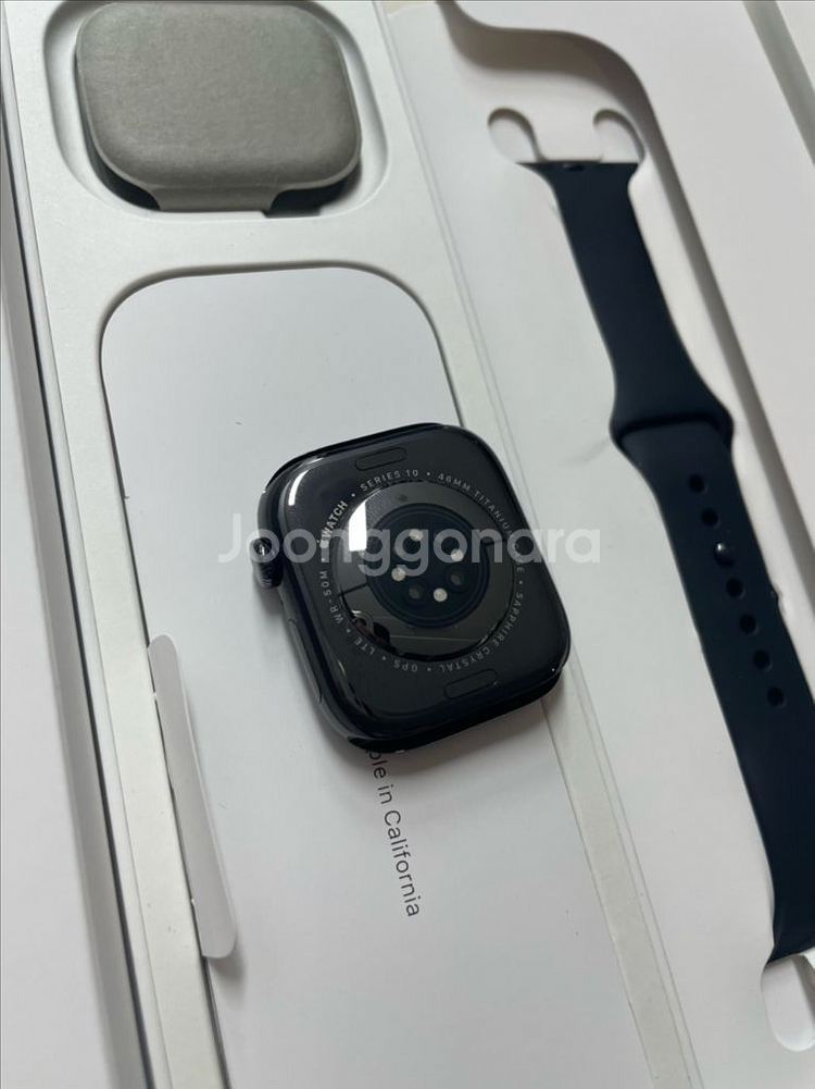 애플워치10티타늄 46mm 풀박스 SSS급--2