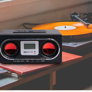 레트로 뮤직박스 (USB재생,MP3,라디오,리모컨 등)