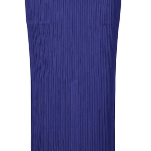 이세이미야케 해칭 스커트 던블루 1사이즈