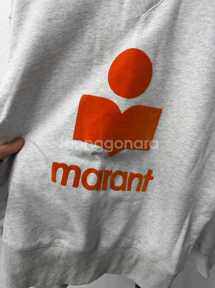 정품) 이자벨마랑 여성 모비 로고 맨투맨 스웻셔츠 34--2