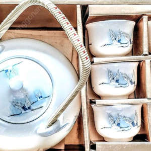 1988년 행남사 주전자1개 + 잔6개 셋트 / 박스채