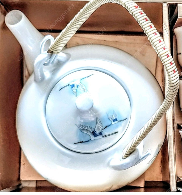 1988년 행남사 주전자1개 + 잔6개 셋트 / 박스채--1