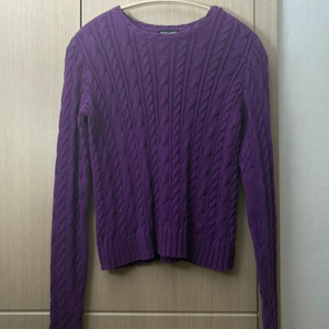 랄프로렌 꽈배기 니트 s