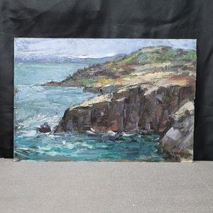 2010년 유화그림 제주바다