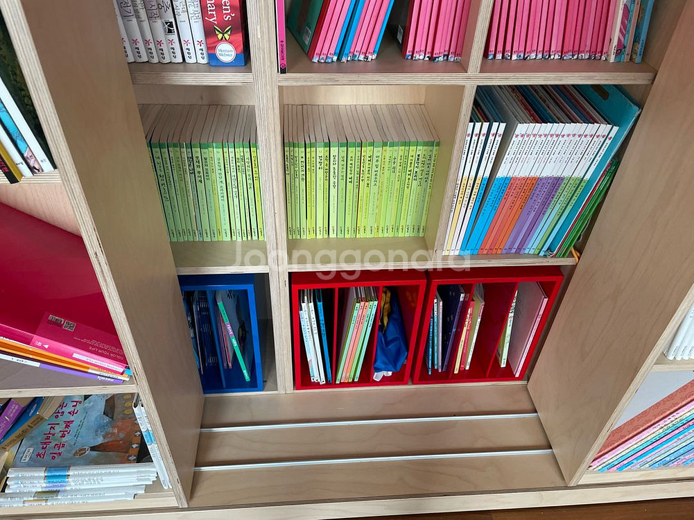 컴프프로 자작나무 슬라이딩 책장 2400--2